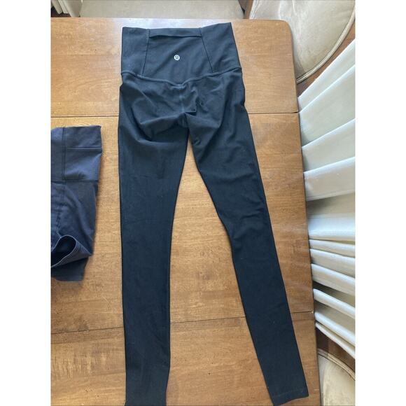 LULULEMON Women’s Mapped Out High Rise Leggings Sz 4 Black & Shorts Lot - Picture 5 of 11